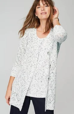 J.Jill Multi-Tweed Lightweight Cardi | Jjill-Women Sweaters