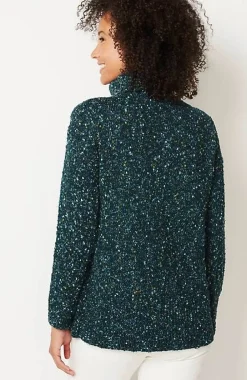 J.Jill Multi-Tweed Turtleneck Sweater | Jjill-Women Sweaters