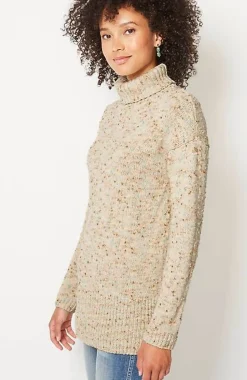 J.Jill Multi-Tweed Turtleneck Sweater | Jjill-Women Sweaters