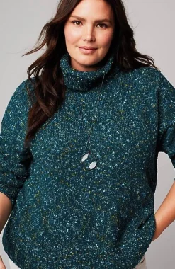 J.Jill Multi-Tweed Turtleneck Sweater | Jjill-Women Sweaters