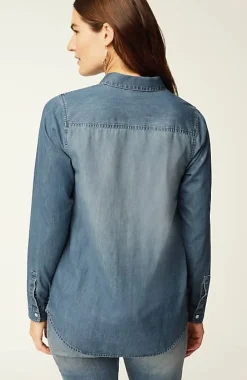 J.Jill One-Pocket Button-Front Shirt | Jjill-Women Shirts & Blouses
