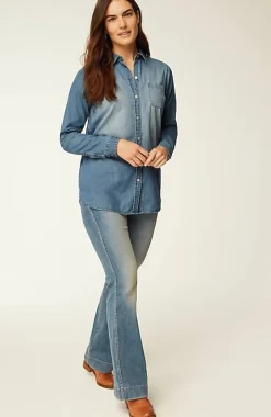 J.Jill One-Pocket Button-Front Shirt | Jjill-Women Shirts & Blouses