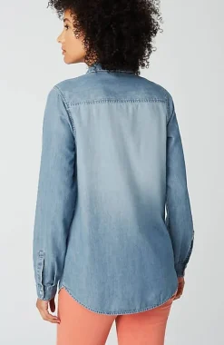 J.Jill One-Pocket Button-Front Shirt | Jjill-Women Shirts & Blouses