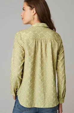 J.Jill One-Pocket Shirred-Back Shirt | Jjill-Women Shirts & Blouses