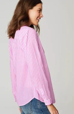 J.Jill One-Pocket Shirred-Back Shirt | Jjill-Women Shirts & Blouses