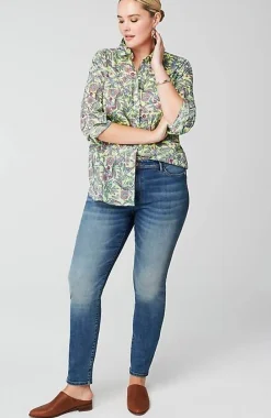 J.Jill One-Pocket Shirred-Back Shirt | Jjill-Women Shirts & Blouses
