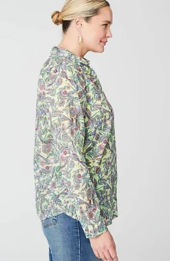 J.Jill One-Pocket Shirred-Back Shirt | Jjill-Women Shirts & Blouses