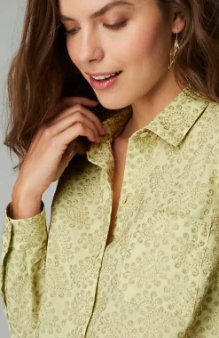 J.Jill One-Pocket Shirred-Back Shirt | Jjill-Women Shirts & Blouses