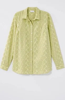 J.Jill One-Pocket Shirred-Back Shirt | Jjill-Women Shirts & Blouses