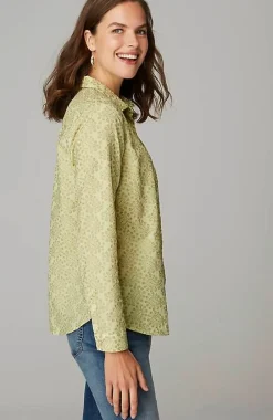 J.Jill One-Pocket Shirred-Back Shirt | Jjill-Women Shirts & Blouses