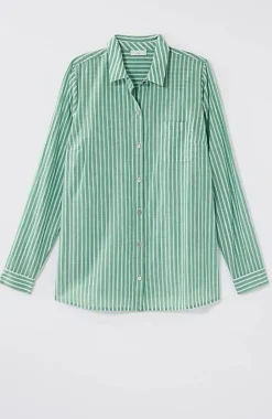 J.Jill One-Pocket Shirred-Back Shirt | Jjill-Women Shirts & Blouses