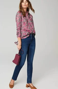 J.Jill One-Pocket Shirred-Back Shirt | Jjill-Women Shirts & Blouses