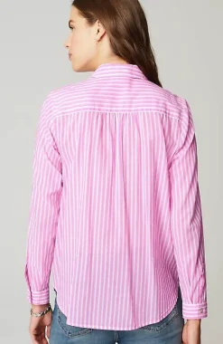 J.Jill One-Pocket Shirred-Back Shirt | Jjill-Women Shirts & Blouses