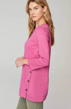 J.Jill Organically Grown Cotton Button-Seamed Tunic | Jjill-Women Tops & Tees