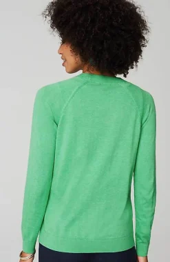 J.Jill Organically Grown Cotton V-Neck Cardi | Jjill-Women Sweaters