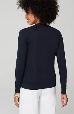 J.Jill Organically Grown Cotton V-Neck Cardi | Jjill-Women Sweaters
