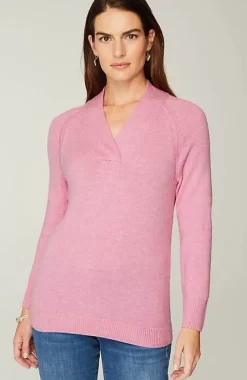 J.Jill Overlapping-V-Neck Sweater | Jjill-Women Sweaters