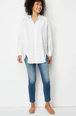 J.Jill Oversized Cotton Poplin Tunic | Jjill-Women Tunics