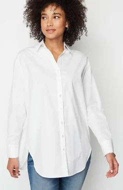 J.Jill Oversized Cotton Poplin Tunic | Jjill-Women Tunics