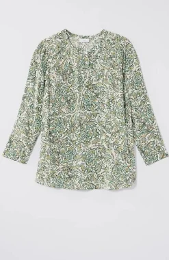 J.Jill Paisley Henley Top | Jjill-Women Shirts & Blouses