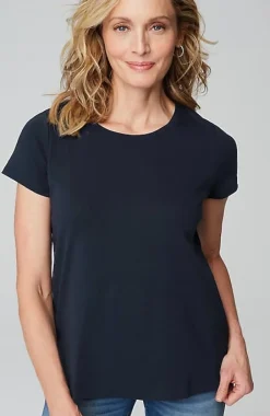 J.Jill Pima Cotton Tee | Jjill-Women Tops & Tees