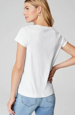 J.Jill Pima Cotton Tee | Jjill-Women Tops & Tees
