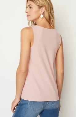 J.Jill Pima-Stretch Knit Tank | Jjill-Women Tops & Tees