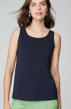 J.Jill Pima-Stretch Knit Tank | Jjill-Women Tops & Tees