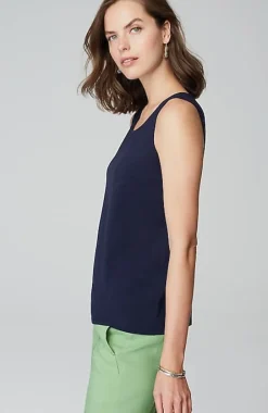 J.Jill Pima-Stretch Knit Tank | Jjill-Women Tops & Tees