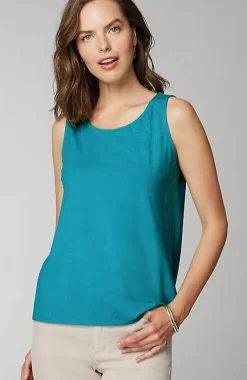 J.Jill Pima-Stretch Knit Tank | Jjill-Women Tops & Tees