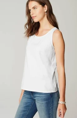 J.Jill Pima-Stretch Knit Tank | Jjill-Women Tops & Tees