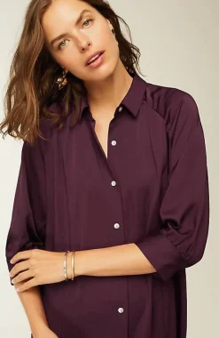 J.Jill Pintucked A-Line Shirtdress | Jjill-Women Dresses