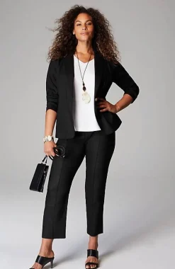 J.Jill Pintucked Linen-Stretch Slim-Leg Pants | Jjill-Women Pants & Jeans