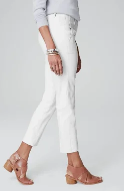 J.Jill Pintucked Linen-Stretch Slim-Leg Pants | Jjill-Women Pants & Jeans