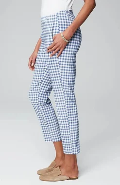 J.Jill Pintucked Linen-Stretch Slim-Leg Pants | Jjill-Women Pants & Jeans