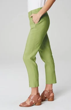 J.Jill Pintucked Linen-Stretch Slim-Leg Pants | Jjill-Women Pants & Jeans