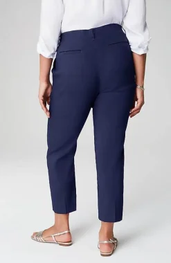J.Jill Pintucked Linen-Stretch Slim-Leg Pants | Jjill-Women Pants & Jeans