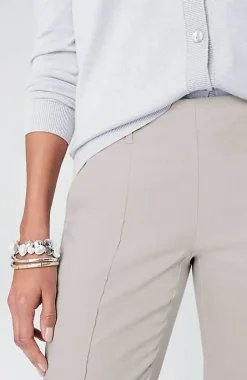 J.Jill Pintucked Linen-Stretch Slim-Leg Pants | Jjill-Women Pants & Jeans