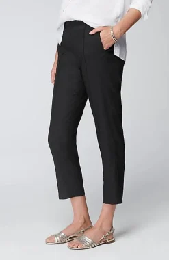 J.Jill Pintucked Linen-Stretch Slim-Leg Pants | Jjill-Women Pants & Jeans