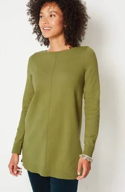 J.Jill Pintucked Sweater-Tunic | Jjill-Women Tunics