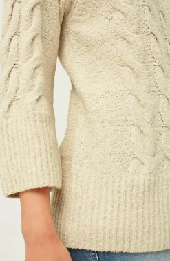 J.Jill Placed-Cable Crew-Neck Sweater | Jjill-Women Sweaters