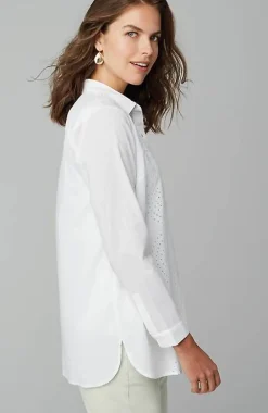 J.Jill Placed-Eyelet Tunic | Jjill-Women Tunics