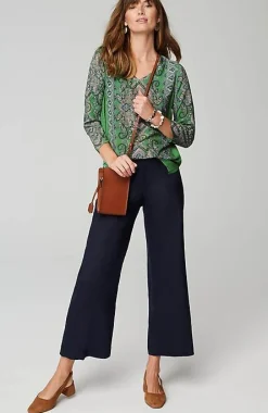 J.Jill Placed-Paisley Top | Jjill-Women Shirts & Blouses