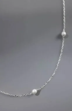 J.Jill Placed-Pearl Sterling Necklace | Jjill-Women Jewelry