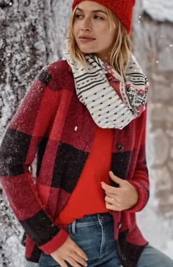 J.Jill Plaid Button-Front Sweater | Jjill-Women Sweaters