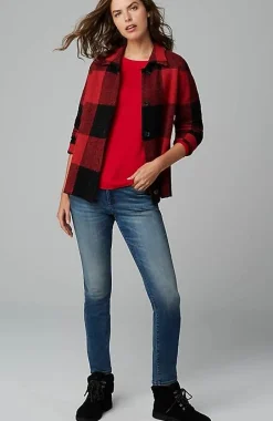 J.Jill Plaid Button-Front Sweater | Jjill-Women Sweaters