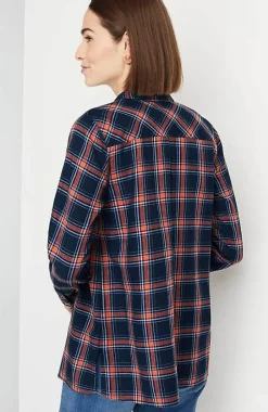 J.Jill Plaid Button-Front Tunic | Jjill-Women Tunics