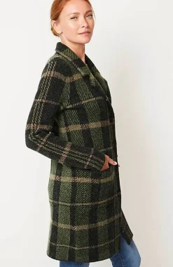 J.Jill Plaid Notch-Collared Topper | Jjill-Women Sweaters