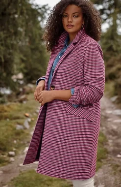 J.Jill Plaid Notched-Collar Jacket | Jjill-Women Jackets & Coats