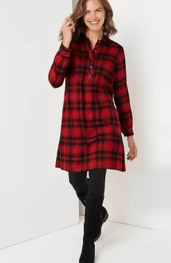 J.Jill Plaid Shirtdress | Jjill-Women Dresses